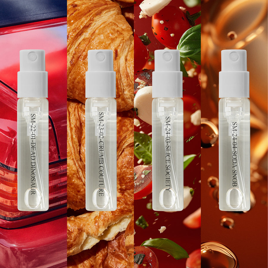 (4) 2 ml fragrance samples